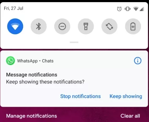 Android P Block frequently dismissed notificationsAndroid P Block frequently dismissed notifications