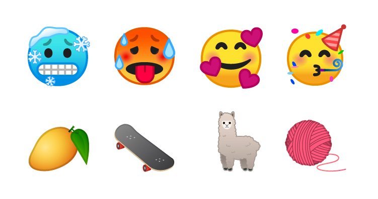 157 new emojis- Android P