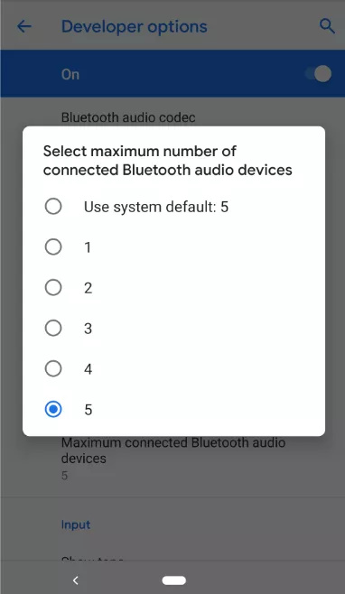 Android P new feature