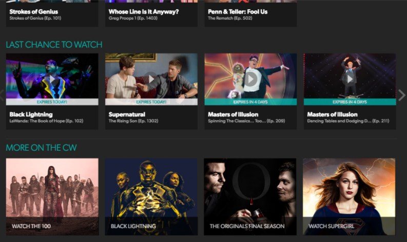 Websites to watch free netflix online series