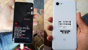 Google Pixel 3 Leaked Images