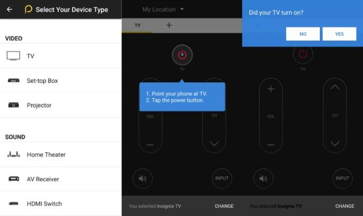 peel remote samsung s6