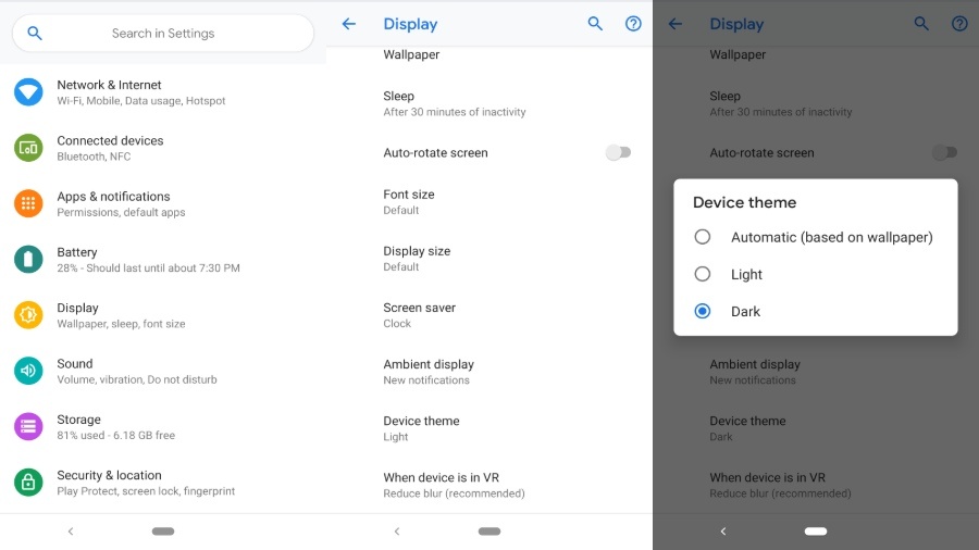 Firstclass Android Apps With Dark Subject Matter Support Dark Mode Apps