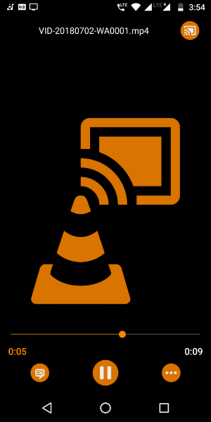 vlc streamer phone