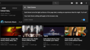 YouTube Dark Theme