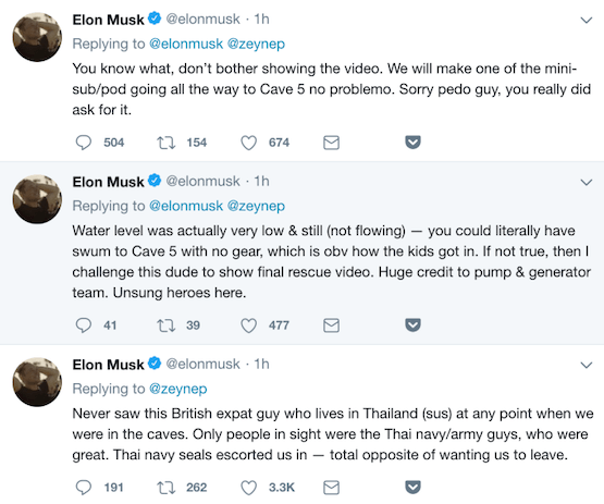 Elon Musk Calls Thai Cave Rescuer A "Pedophile" In Bizarre Twitter Outburst