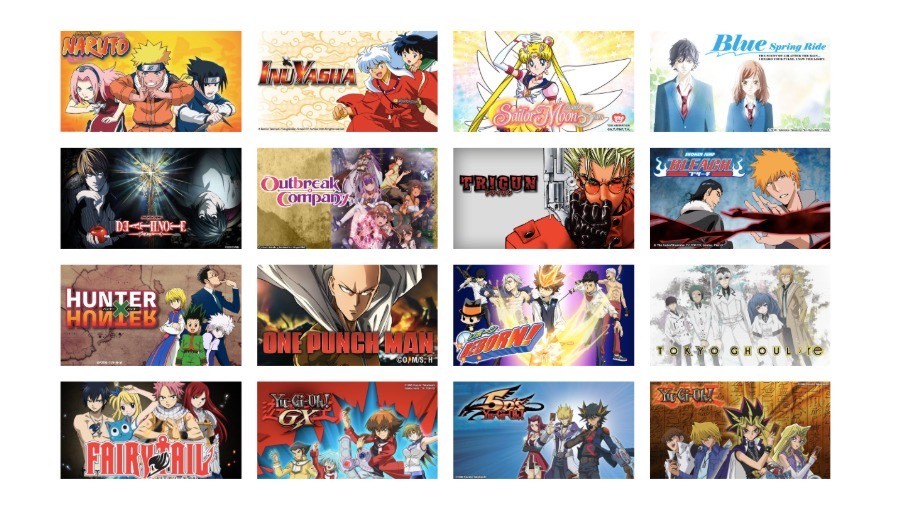 free anime sites