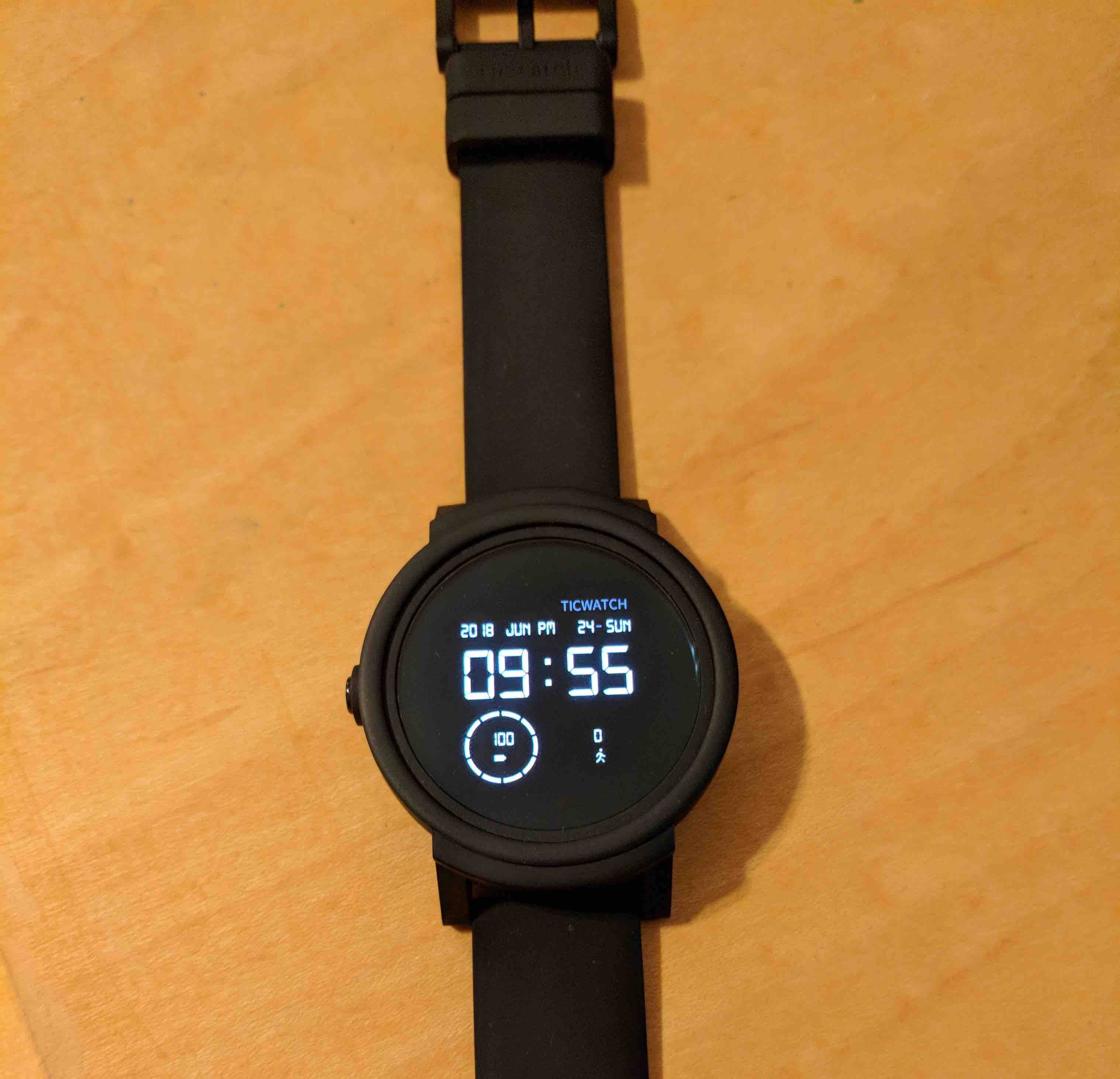 ticwatch e front