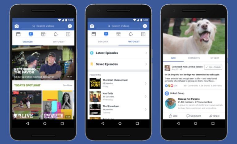 Facebook’s YouTube Competitor ‘Watch’ Launched Worldwide
