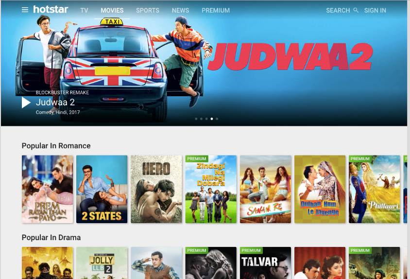 best site to watch bollywood movies online free