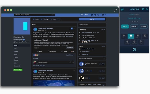 dark theme lite mode facebook Dark Browser Web Pages A For Windows Theme Gets Edge Extension New 10