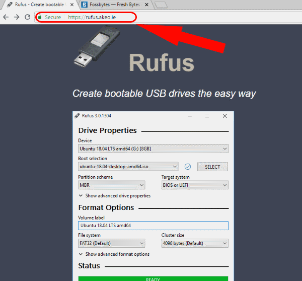 Site officiel de RUFUS