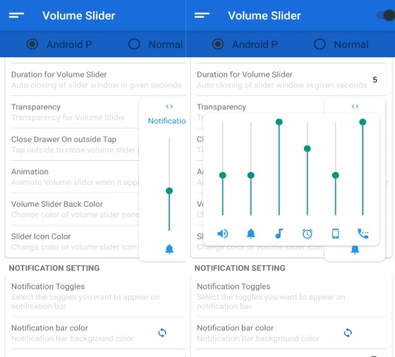 Volume Slider