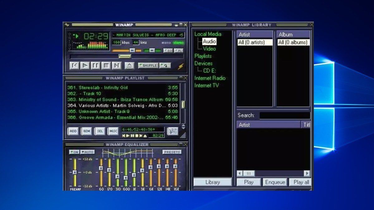 último reproductor de winamp