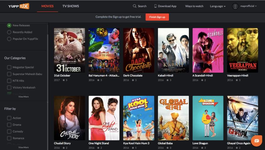 Yuppflix Einthusan Alternative