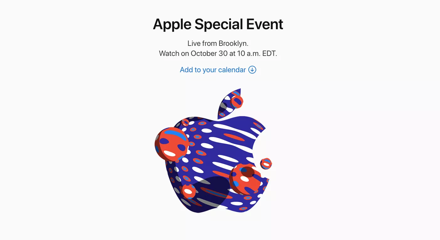 Apple October 2018 event
