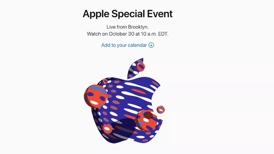 Apple October event