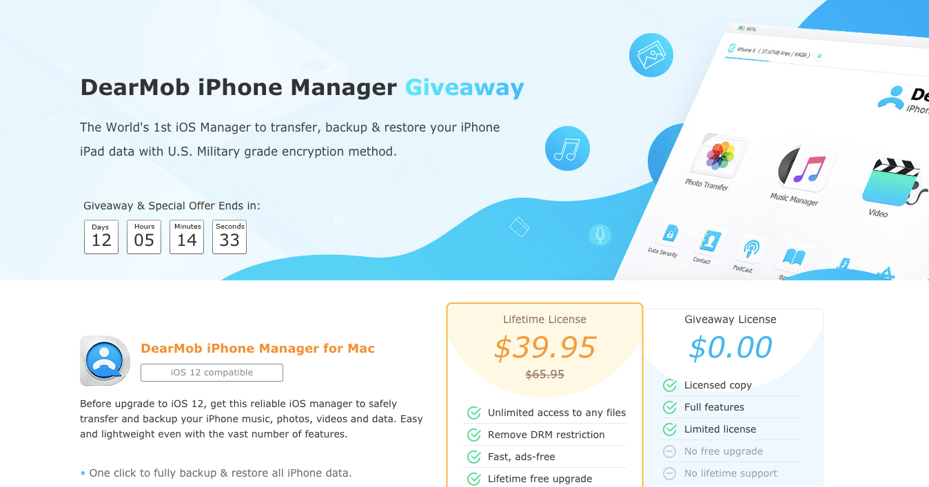 DearMob iPhone giveaway