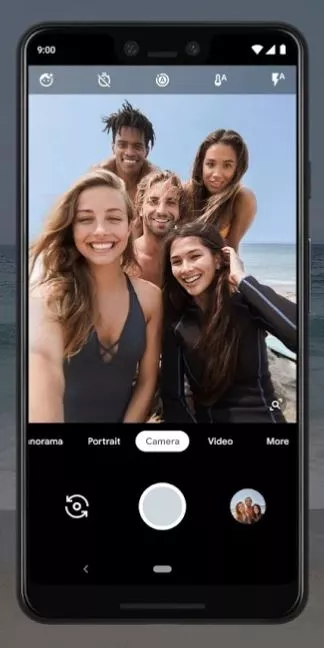 Google Pixel 3 Camera Group Selfie