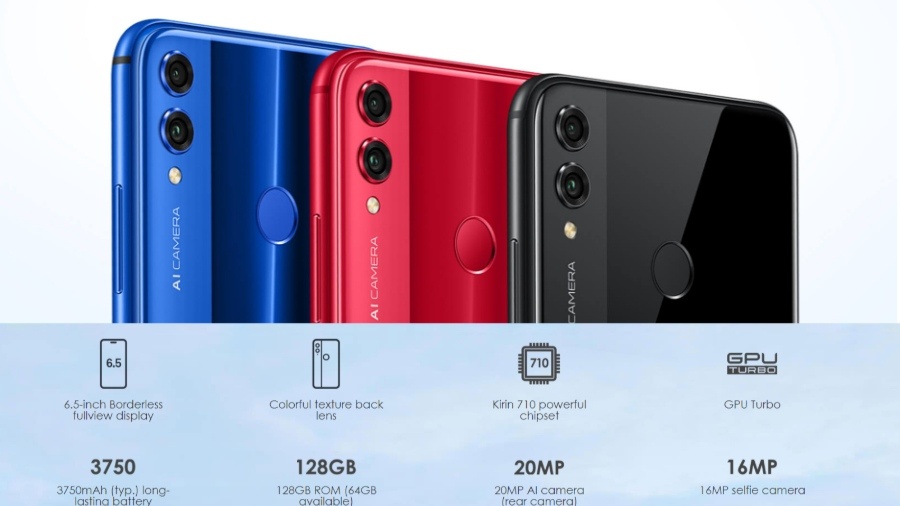 Honor 8X Specs and Colors