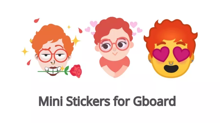 Mini stickers for Gboard