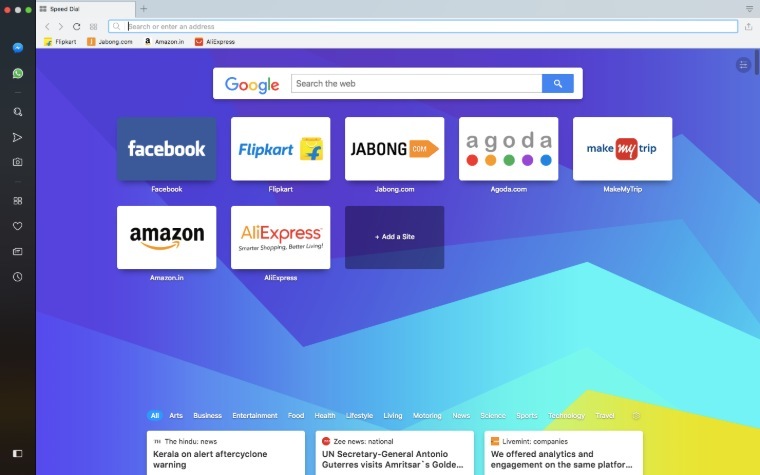 web browsers similar to chrome for mac