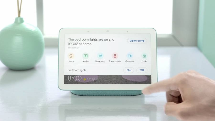 google home hub or amazon echo