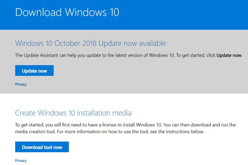 download windows update 10