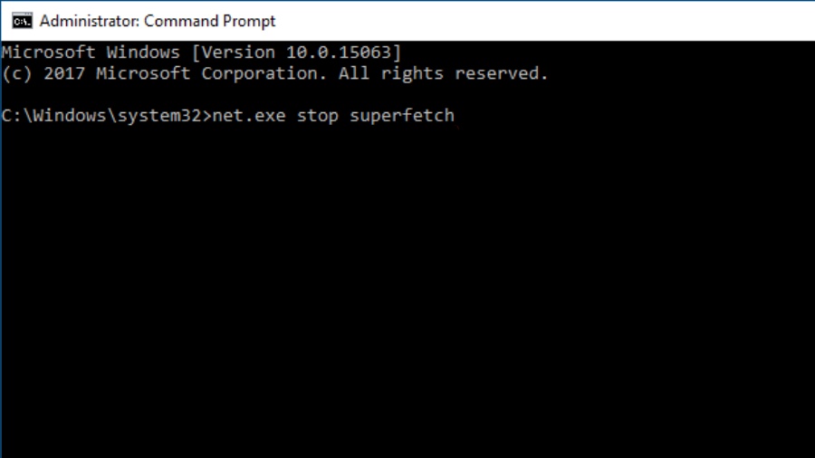 Disable Superfetch using Cmd (Part 1)Disable Superfetch using Cmd 