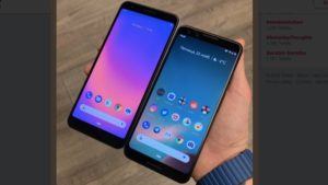 Google Pixel 3 lite leaked