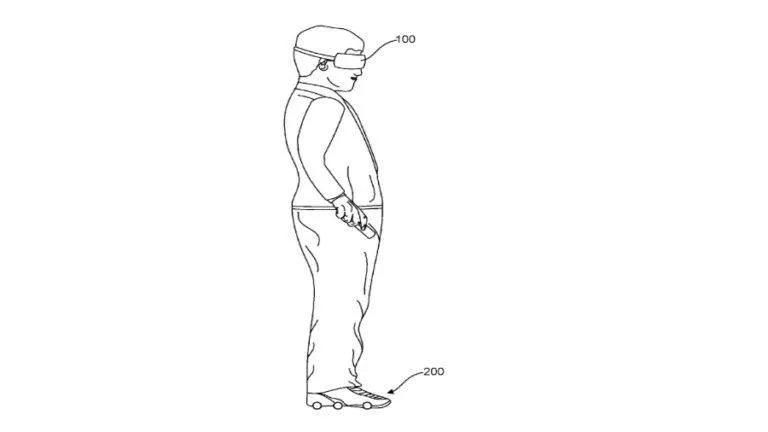 Google VR Sneakers Patent