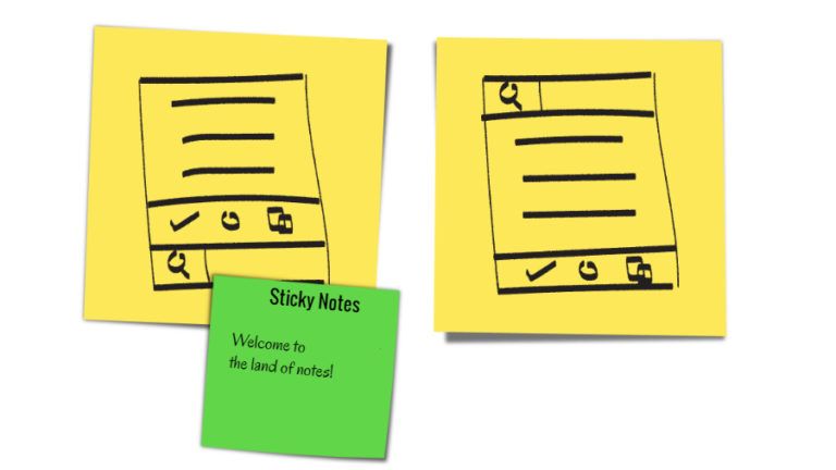 Sticky Notes Web Windows 10