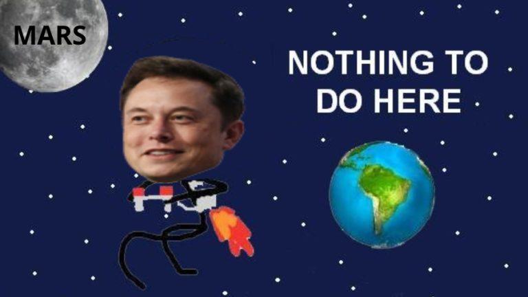 elon Musk mars meme