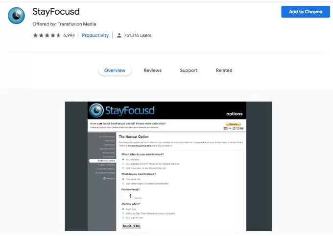 best chrome extension stayfocused