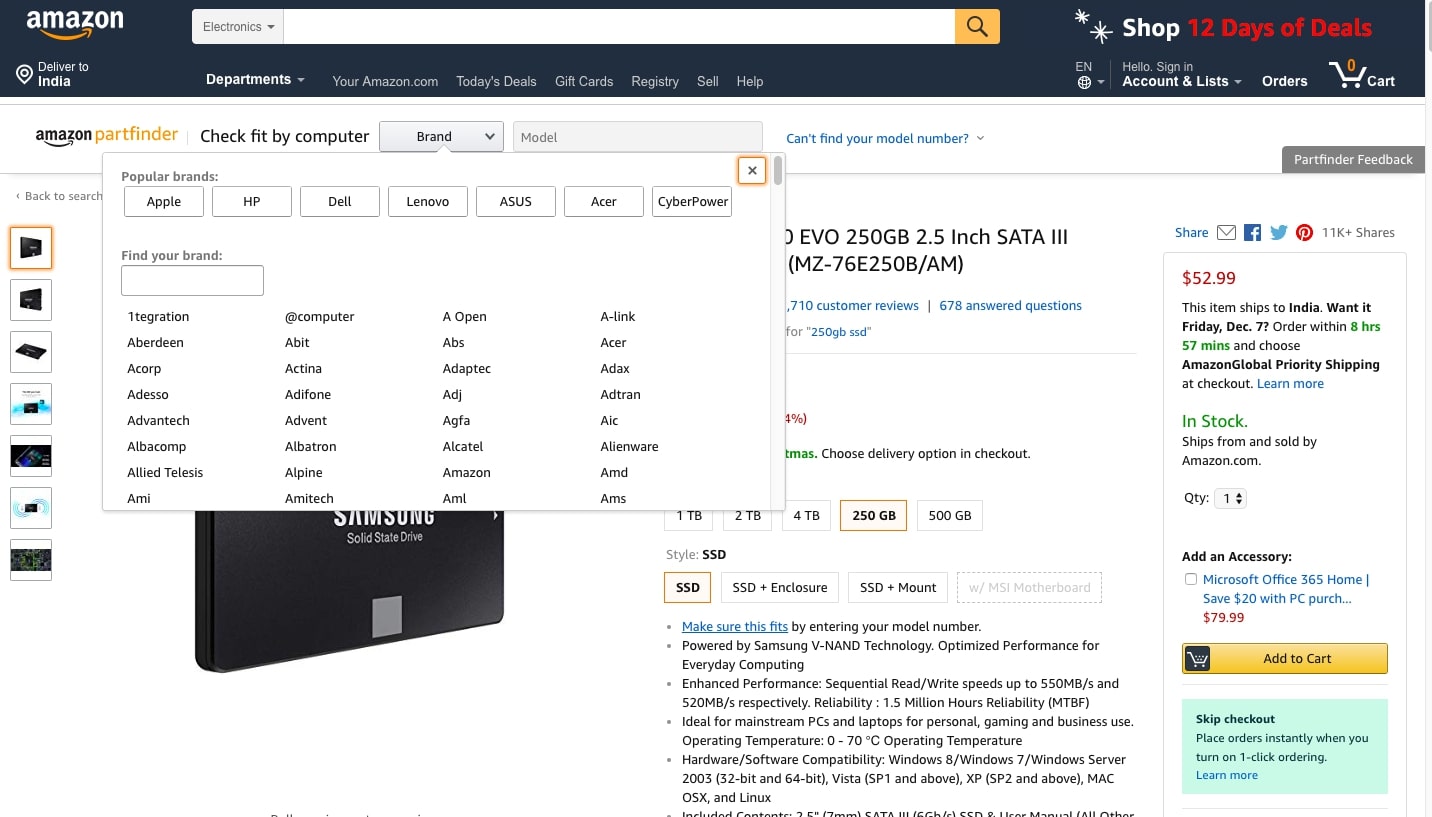 Adds Partfinder Tool To Check Compatibility Of PC Components