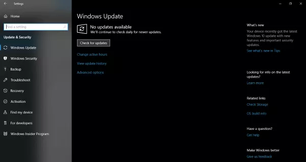 Check for Updates Windows 10 Slow booting