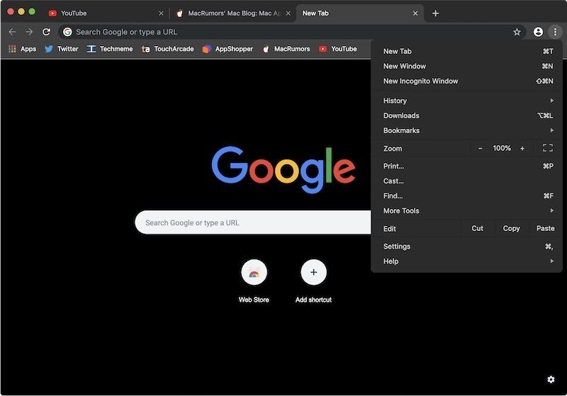 dark mode google docs