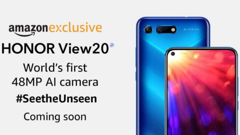 Honor View 20 Will Be An Amazon-Exclusive In India, To Launch Soon