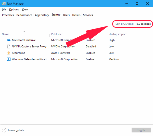 windows 10 long restart time