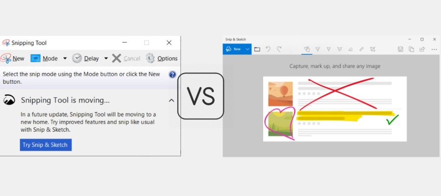 snip & sketch windows 10