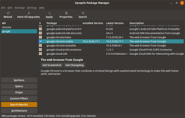 Things to do after installing Ubuntu 18.04 Bionic Beaver- Install Synaptic