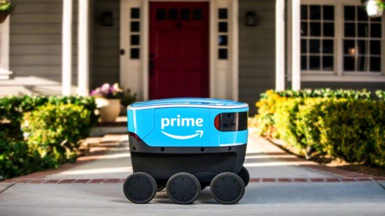 Amazon delivery robot