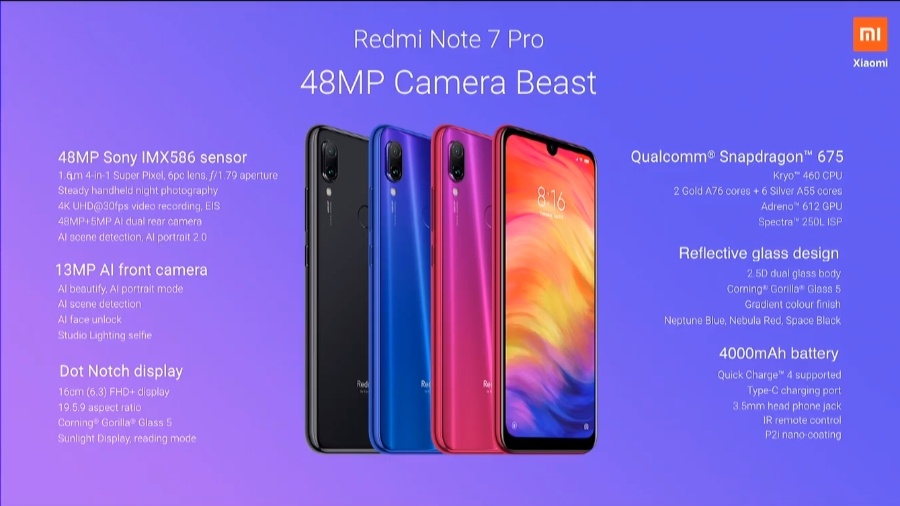 Xiaomi Redmi Note 8 Quick Charge