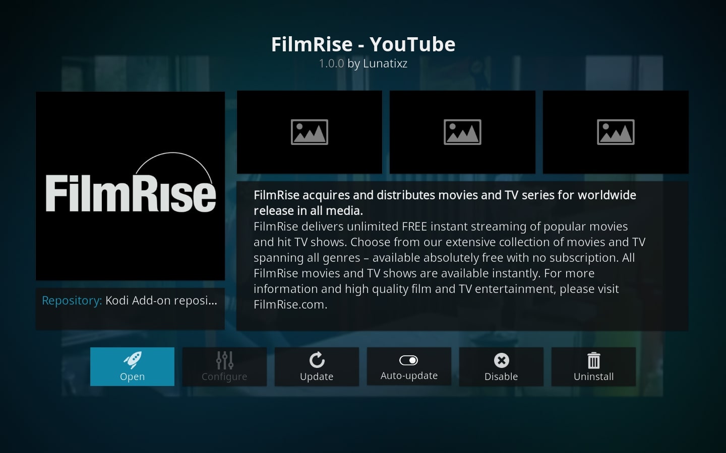 xbmc kodi movie app