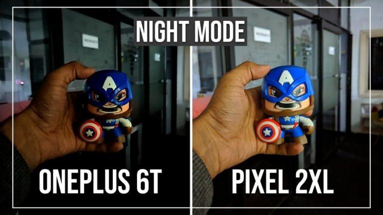OnePlus 6T Nightscape vs Pixel 2 XL Night Sight Comparision Done