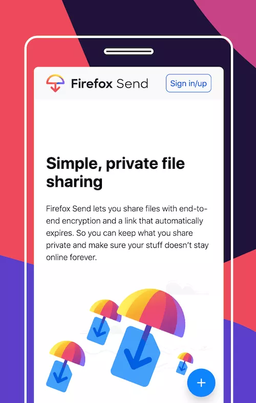 firefox send android 