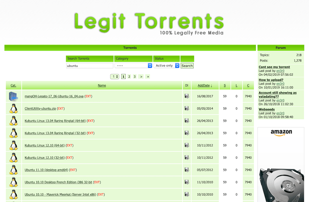 legit torrents