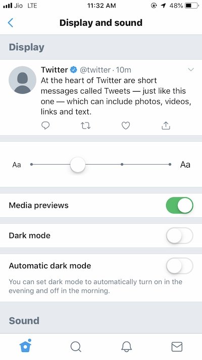 How To Go For The Lights Out Option On Twitter For iOS