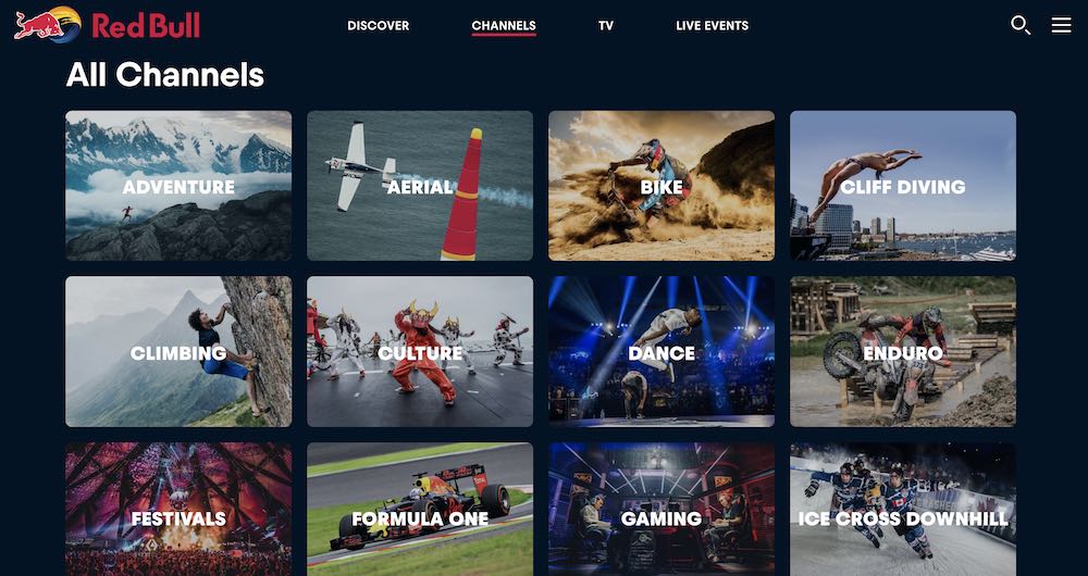 redbull tv sports streaming