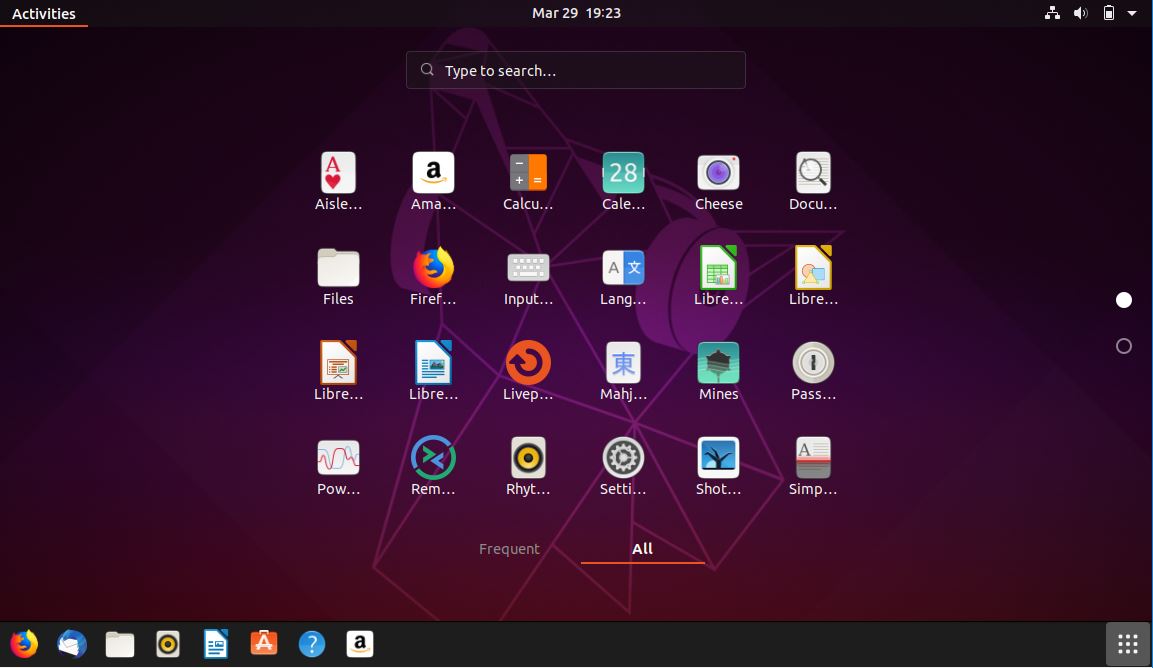 ubuntu 19.04 apps